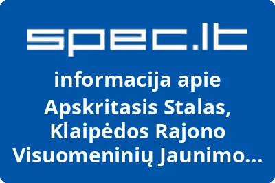 Apskritasis Stalas, Klaipėdos Rajono Visuomeninių Jaunimo Organizacijų Sąjunga