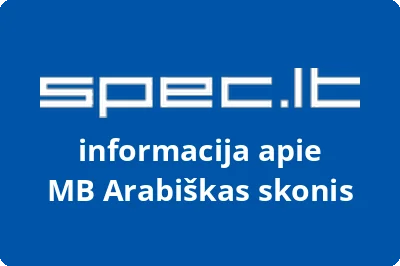 Arabiškas skonis, MB | spec.lt