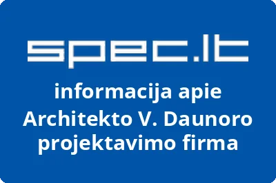 Architekto V. Daunoro projektavimo firma