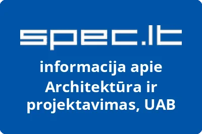 Architektūra ir projektavimas, UAB