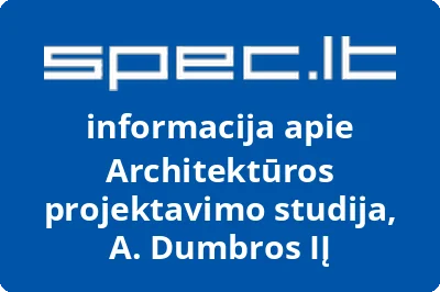 Architektūros projektavimo studija, A. Dumbros, IĮ