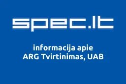 ARG Tvirtinimas, UAB | spec.lt