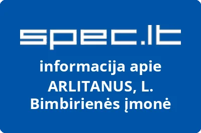 ARLITANUS, L. Bimbirienės įmonė