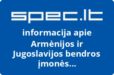 Armėnijos ir Jugoslavijos bendros įmonės SOVJUGINSTROJ atstovybė