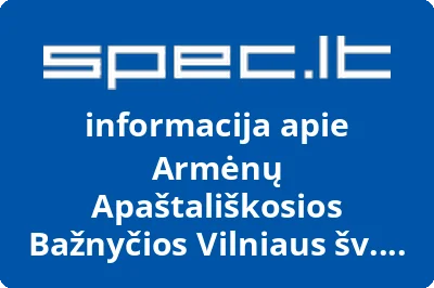 Armėnų Apaštališkosios Bažnyčios Vilniaus šv. Vardano religinė bendruomenė