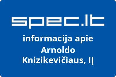 Arnoldo Knizikevičiaus, IĮ