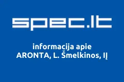 ARONTA, L. Šmelkinos, IĮ | spec.lt