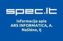 ARS INFORMATICA, A. Našlėno, IĮ | spec.lt