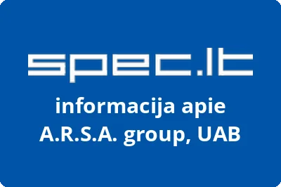 A.R.S.A. group, UAB | spec.lt