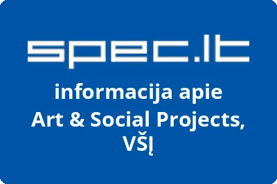 Art & Social Projects, VŠĮ