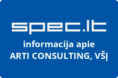 ARTI CONSULTING, VŠĮ