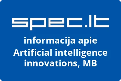Artificial intelligence innovations, MB | spec.lt
