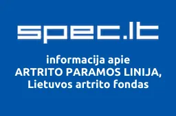 ARTRITO PARAMOS LINIJA, Lietuvos artrito fondas | spec.lt