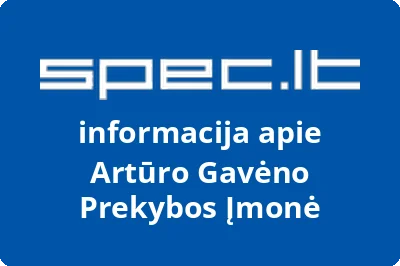 Artūro Gavėno Prekybos Įmonė