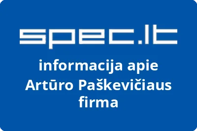 Artūro Paškevičiaus firma