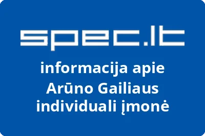 Arūno Gailiaus individuali įmonė