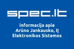 Arūno Jankausko, IĮ Elektronikos Sistemos | spec.lt