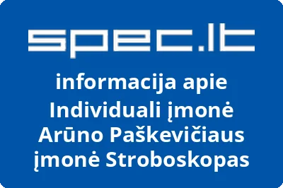 Arūno Paškevičiaus įmonė Stroboskopas, IĮ