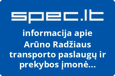 Arūno Radžiaus transporto paslaugų ir prekybos įmonė Tarpanas
