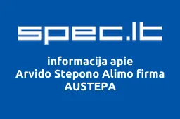 Arvido Stepono Alimo firma AUSTEPA | spec.lt