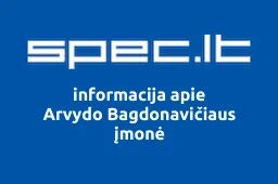 Arvydo Bagdonavičiaus įmonė | spec.lt