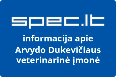 Arvydo Dukevičiaus veterinarinė įmonė