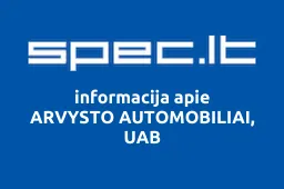 ARVYSTO AUTOMOBILIAI, UAB | spec.lt