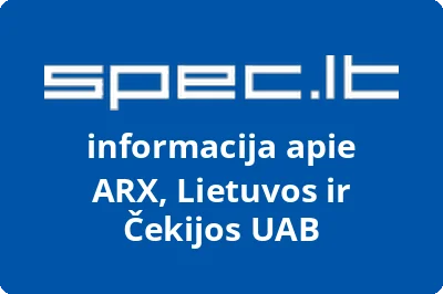 Bendra LietuvosČekijos įmonė uždaroji akcinė bendrovė ARX