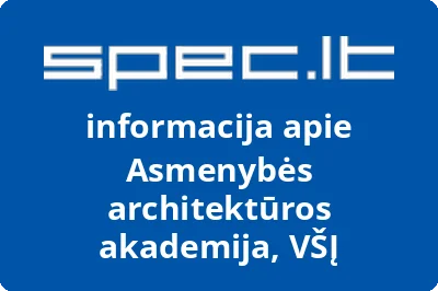Asmenybės architektūros akademija, VŠĮ
