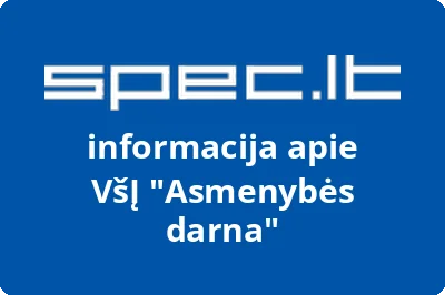 Asmenybės darna, VŠĮ | spec.lt