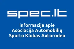 Asociacija Automobilių Sporto Klubas Autorodeo | spec.lt