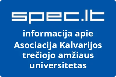 Asociacija Kalvarijos trečiojo amžiaus universitetas