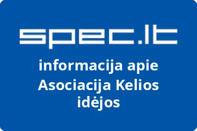 Asociacija Kelios idėjos | spec.lt
