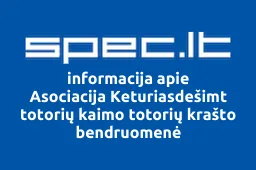 Asociacija Keturiasdešimt totorių kaimo totorių krašto bendruomenė | spec.lt