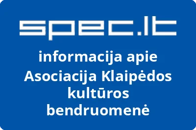 Asociacija Klaipėdos kultūros bendruomenė