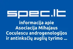 Asociacija Mihajaus Coculescu androgenologijos ir antinksčių auglių tyrimo draugija iliustracija