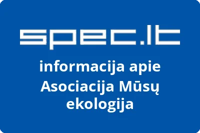 Asociacija Mūsų ekologija