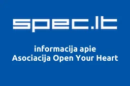 Asociacija Open Your Heart | spec.lt