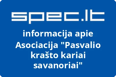 Asociacija Pasvalio krašto kariai savanoriai | spec.lt