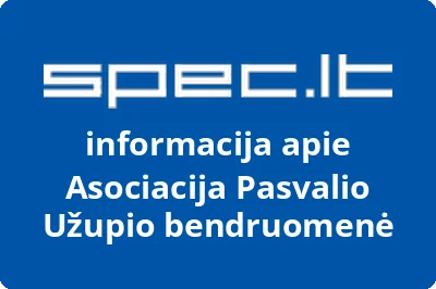 Asociacija Pasvalio Užupio bendruomenė | spec.lt