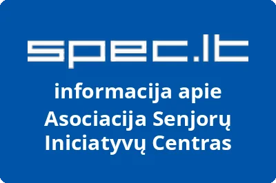 Asociacija Senjorų Iniciatyvų Centras