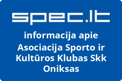 Asociacija sporto ir kultūros klubas SKK Oniksas