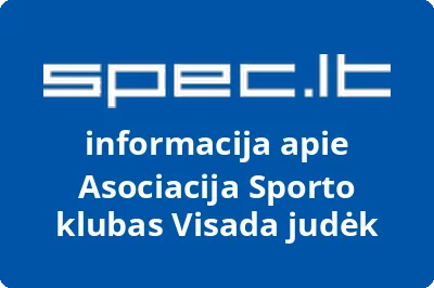Asociacija Sporto klubas Visada judėk | spec.lt