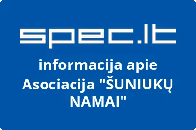 Asociacija ŠUNIUKŲ NAMAI | spec.lt