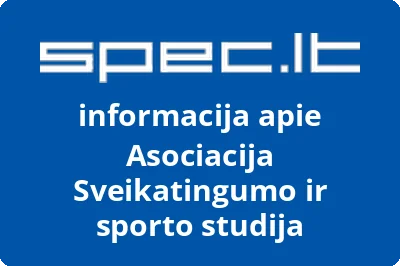 Asociacija Sveikatingumo ir sporto studija