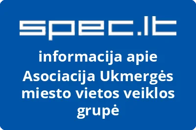 Asociacija Ukmergės miesto vietos veiklos grupė