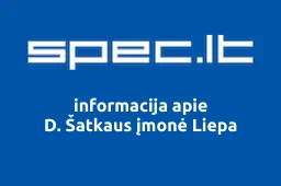 D. Šatkaus įmonė Liepa | spec.lt