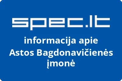 Astos Bagdonavičienės įmonė