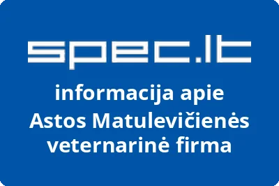 Astos Matulevičienės veternarinė firma