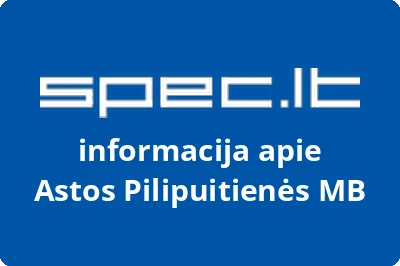Astos Pilipuitienės, MB